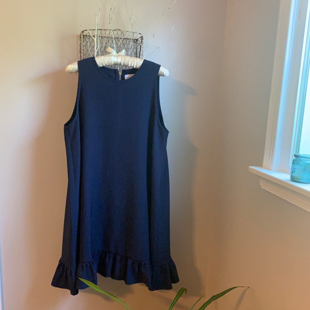 Swing Dress with Ruffle Hem by Mud Pie